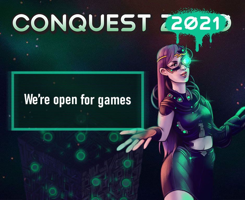 Conquest 2021 is open for games submissions!
