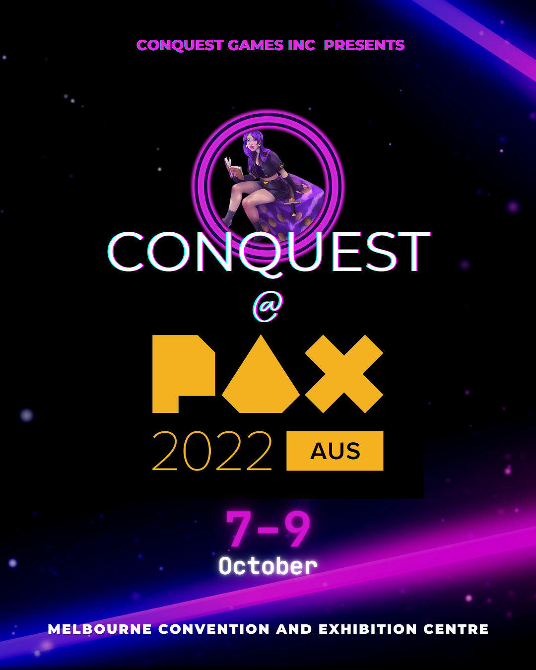 Conquest @ PAX Aus 2022 7-9 October