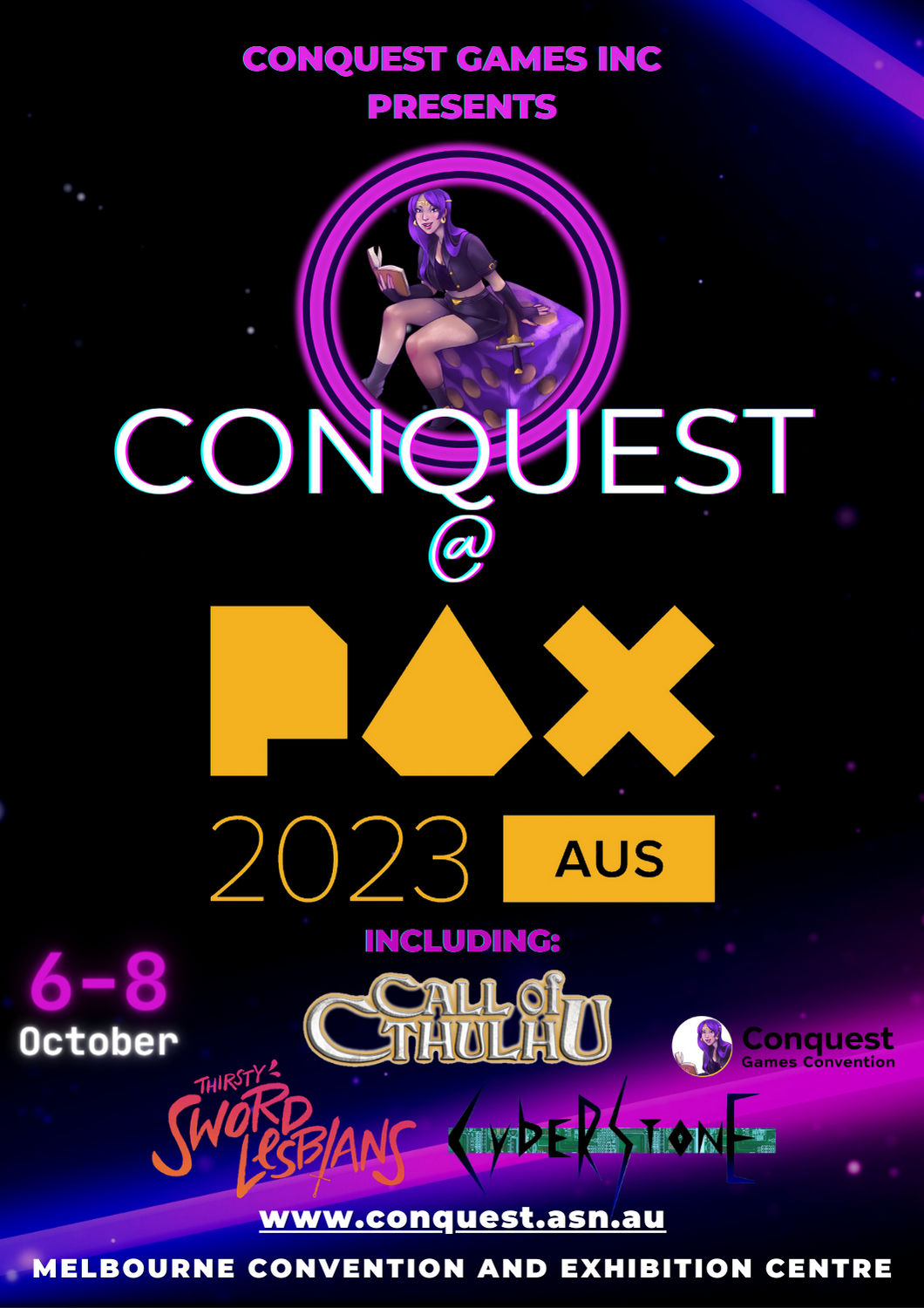 Conquest @ PAX Aus 2022 7-9 October